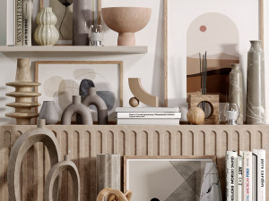 Set decorative 002 3D Model