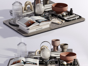 Set decorative 001 3D मॉडल