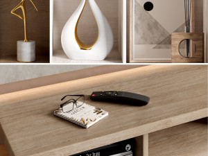 TV wall 001 3D Модель