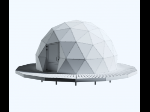 Geodesic home 6M Modèle 3D
