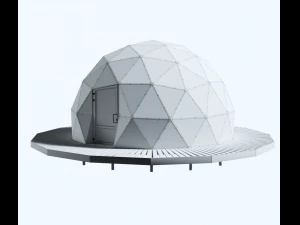 Geodesic home 6M 3D Model