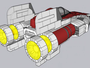 Lego A-Wing UCS 3D Model