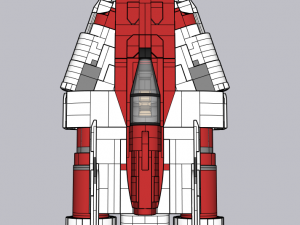 Lego A-Wing UCS Model 3D
