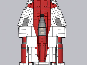 Lego A-Wing UCS 3D Model