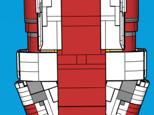 Lego A-Wing UCS 3D Model