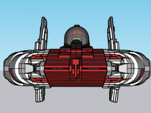 Lego A-Wing UCS Model 3D