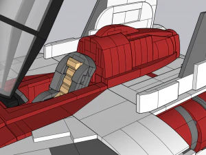 Lego A-Wing UCS 3D Model