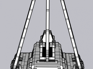 Lego Imperial Shuttle 3D Модель