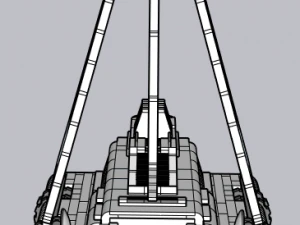 Lego Imperial Shuttle 3D Model