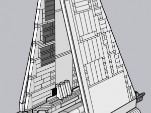 Lego Imperial Shuttle 3D Модель