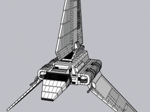 Lego Imperial Shuttle 3D Модель