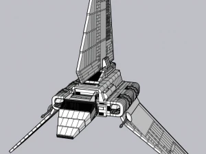 Lego Imperial Shuttle 3D Model