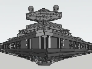 Lego Imperial Star Destroyer 3D Model