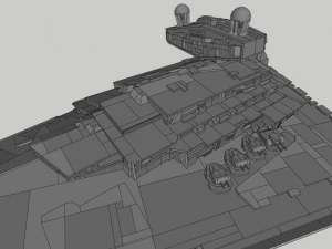 Lego Imperial Star Destroyer 3D Model
