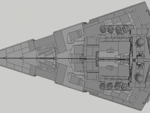 Lego Imperial Star Destroyer 3D Model