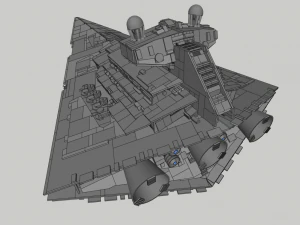 Lego Imperial Star Destroyer 3D Model
