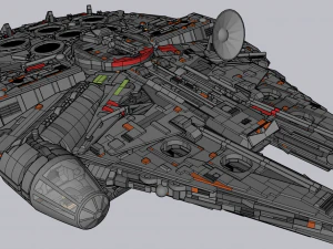 Lego Millenium Falcon UCS 3D Model