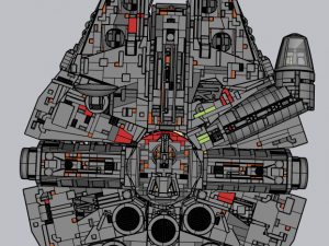 Lego Millenium Falcon UCS 3D Модель