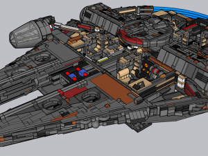 Lego Millenium Falcon UCS 3D Модель