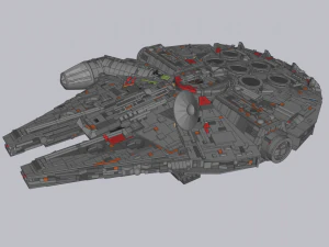 Лего Тысячелетний Сокол UCS 3D Модель