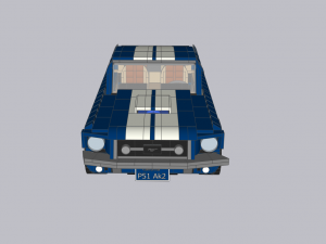 Lego Mustang 1967 V8 Model 3D