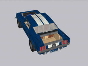 Lego Mustang 1967 V8 Model 3D