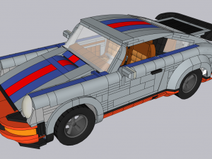 Lego Porche 911 Modèle 3D