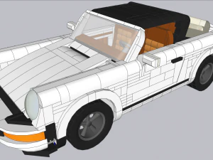 Lego Porche 911 3D Model