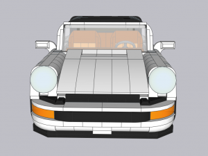 Lego Porche 911 Model 3D