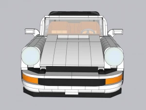 Lego Porche 911 3D Model