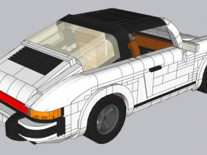 Lego Porche 911 3D Model