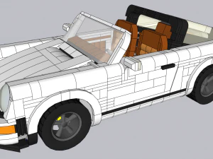 Lego Porche 911 3D Model