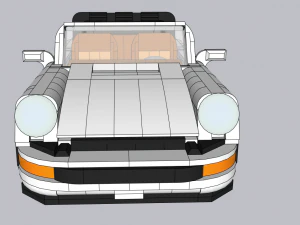 Lego Porche 911 3D Model