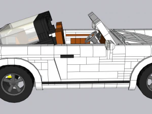Lego Porche 911 3D Model