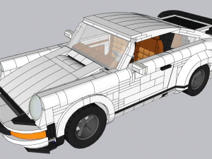 Lego Porche 911 3D Model