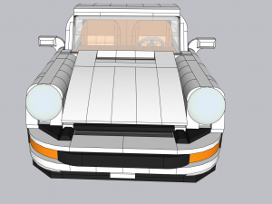 Lego Porche 911 Model 3D