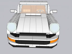 Lego Porche 911 3D Model
