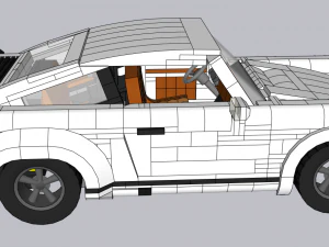 Lego Porche 911 3D Model