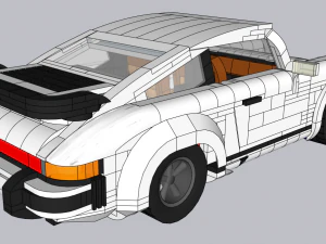 Lego Porche 911 3D Model