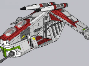 Lego Republic Gunship 3D Model
