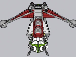 Lego Republic Gunship 3D Model