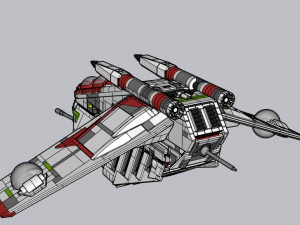 Lego Republic Gunship 3D Model