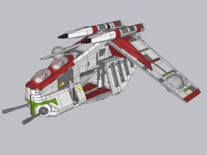 Лего Республика Боевой корабль 3D Модель