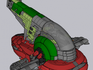 Lego Slave I 3D Модель