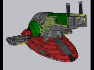Lego Slave I 3D Модель