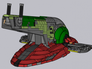 Lego Slave I 3D Модель