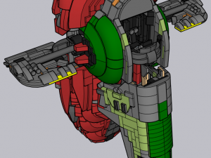 Lego Slave I 3D Модель