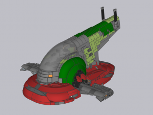 Lego Slave I 3D Model