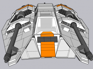 Lego Snowspeeder Modello 3D