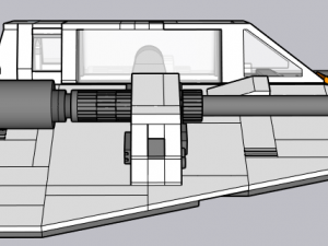 Lego Snowspeeder Modello 3D